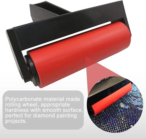 Miniatura 4 de Mlife Rodillo de arte de diamante 5D - Accesorios de prensado rápido y suave Herramientas para bordado de diamantes de imitación de arte de