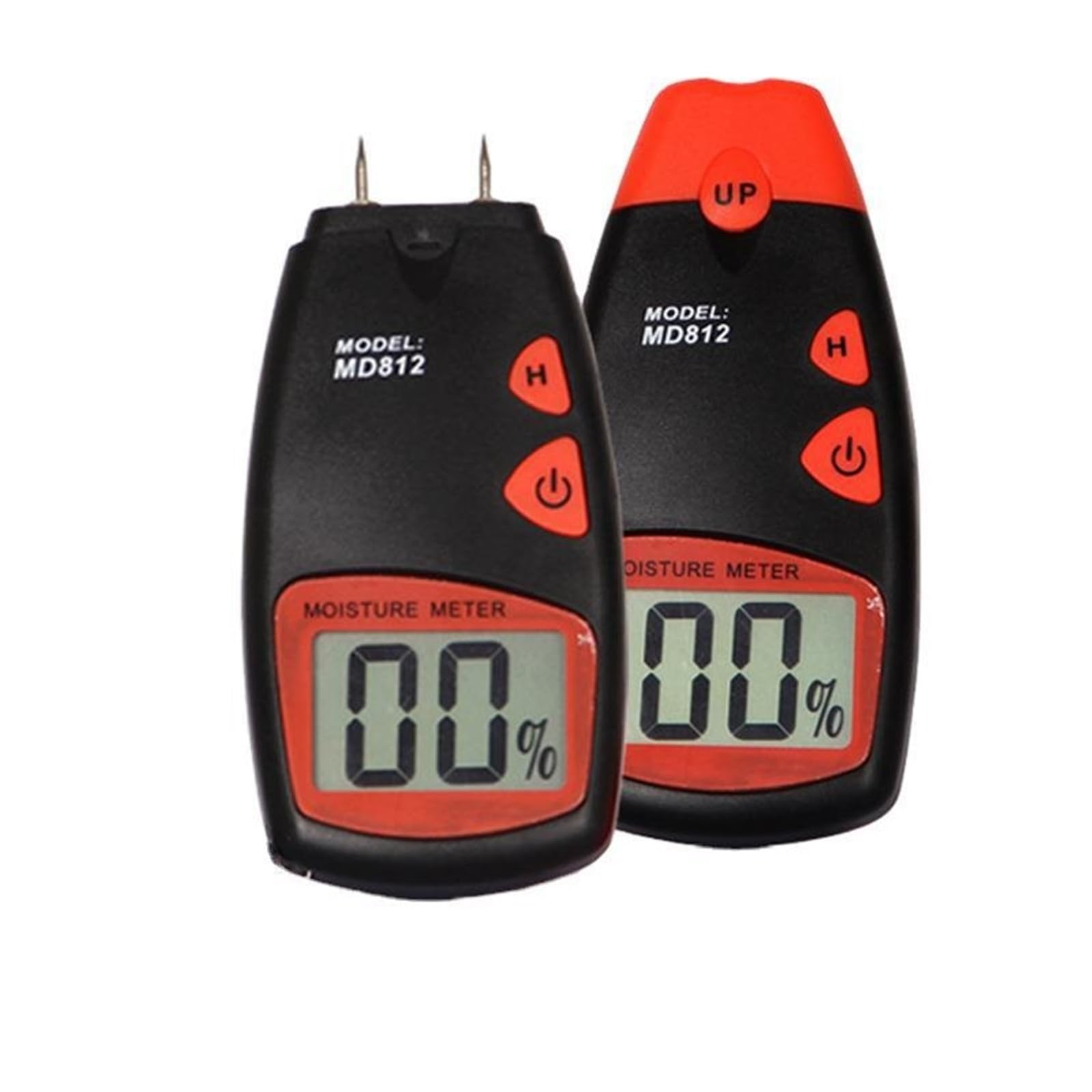 Tester wilgotności, 10 sztuk miernik wilgotności Md812 miernik wilgotności drewna cyfrowy miernik wilgotności drewna,Higrometr