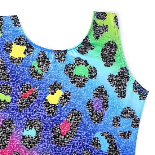 Image of HOZIY Gymnastics Leotards for Girls Unicorn Aurora Rainbow Mermaid Dinosaur Cupcake Sparkle Biketard Toddlers Kids Children