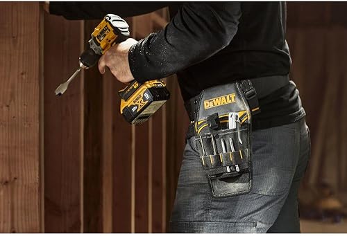 Miniatura 4 de DEWALT Funda de taladro para cinturón de herramientas, duradera, fácil acceso a herramientas (DWST540502)