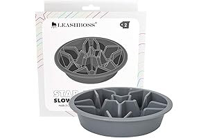 Leashboss Slow Feeder Dog Bowl for Large Breeds