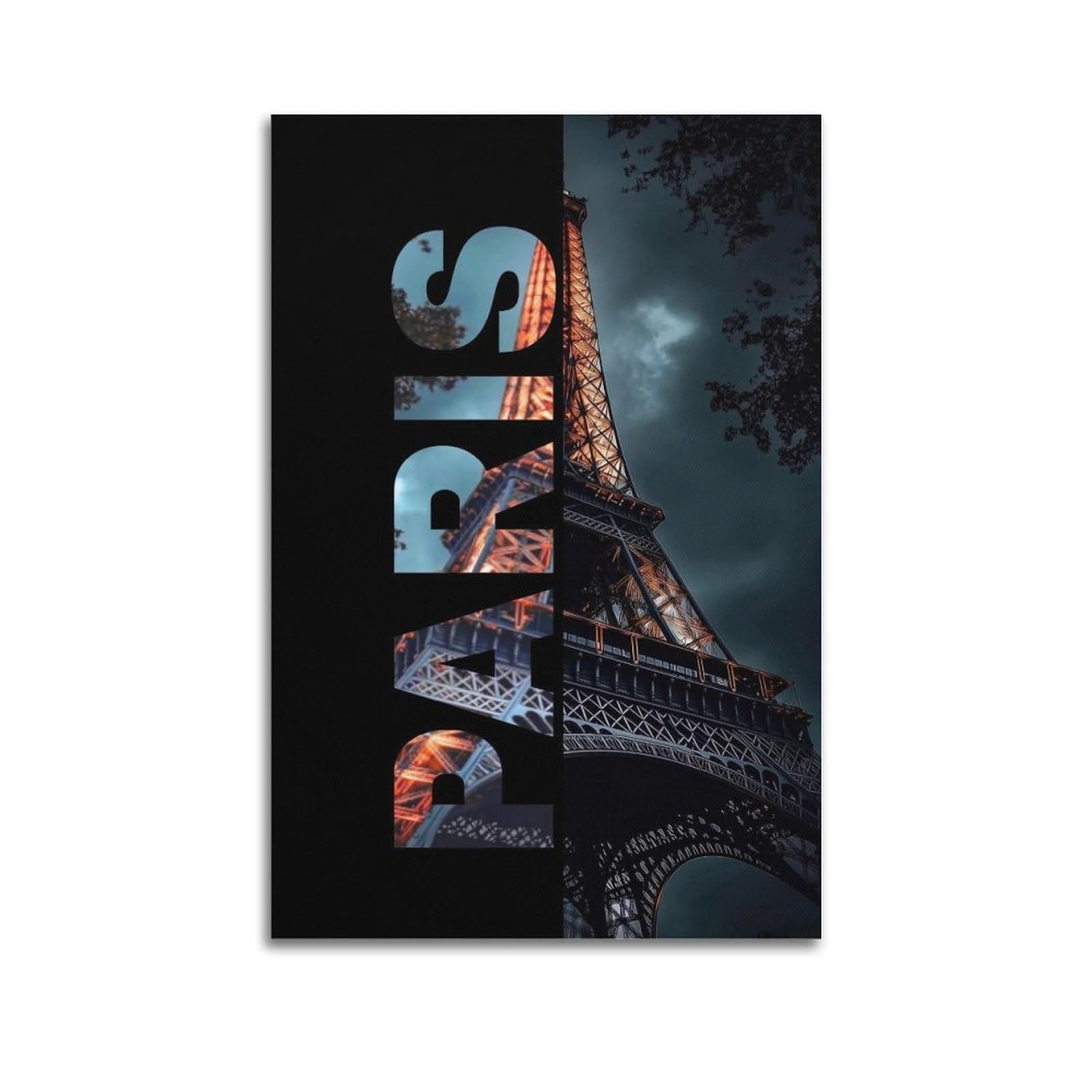 ESTE Vintage Travel Poster Paris Artwork Decorative Painting Canvas Modern Art Picture 16x24inch(40x60cm)