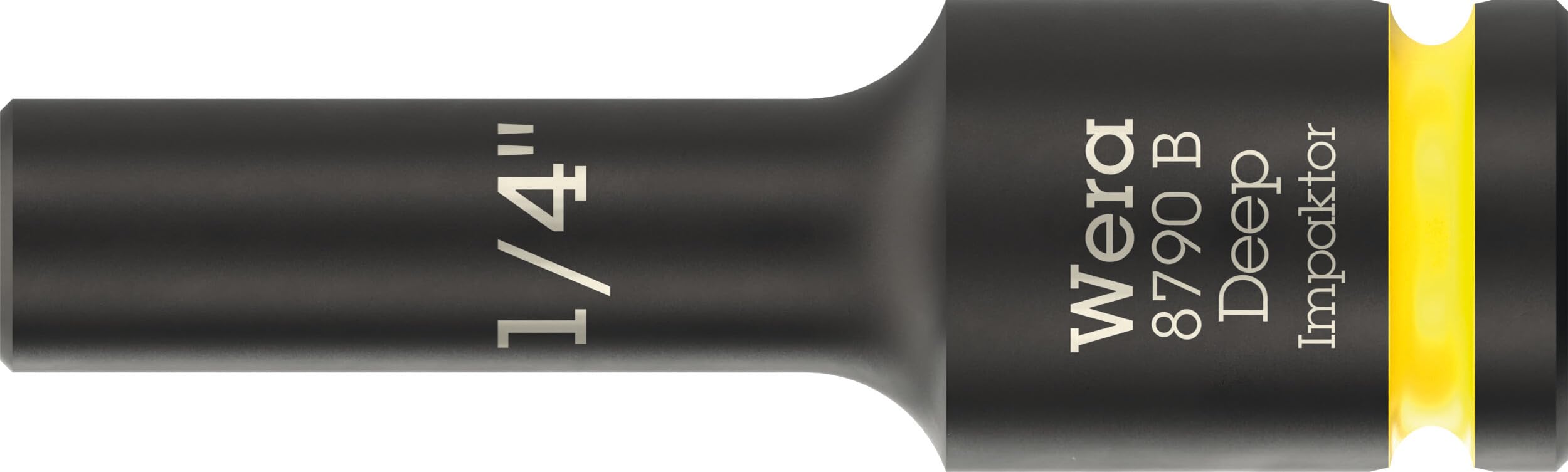 Wera 8790 B Impaktor Deep Socket with 3/8" Drive, 1/4" x 63 mm, Multicolour