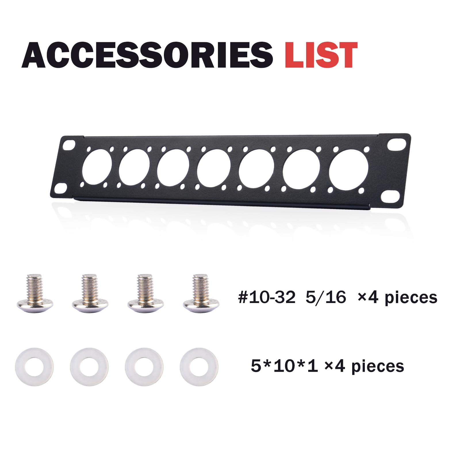 GeeekPi DeskPi RackMate Accessori 10" 1U Patch Panel HDMI AV RJ45 per DeskPi T1/T0/T2 e rack server domestici