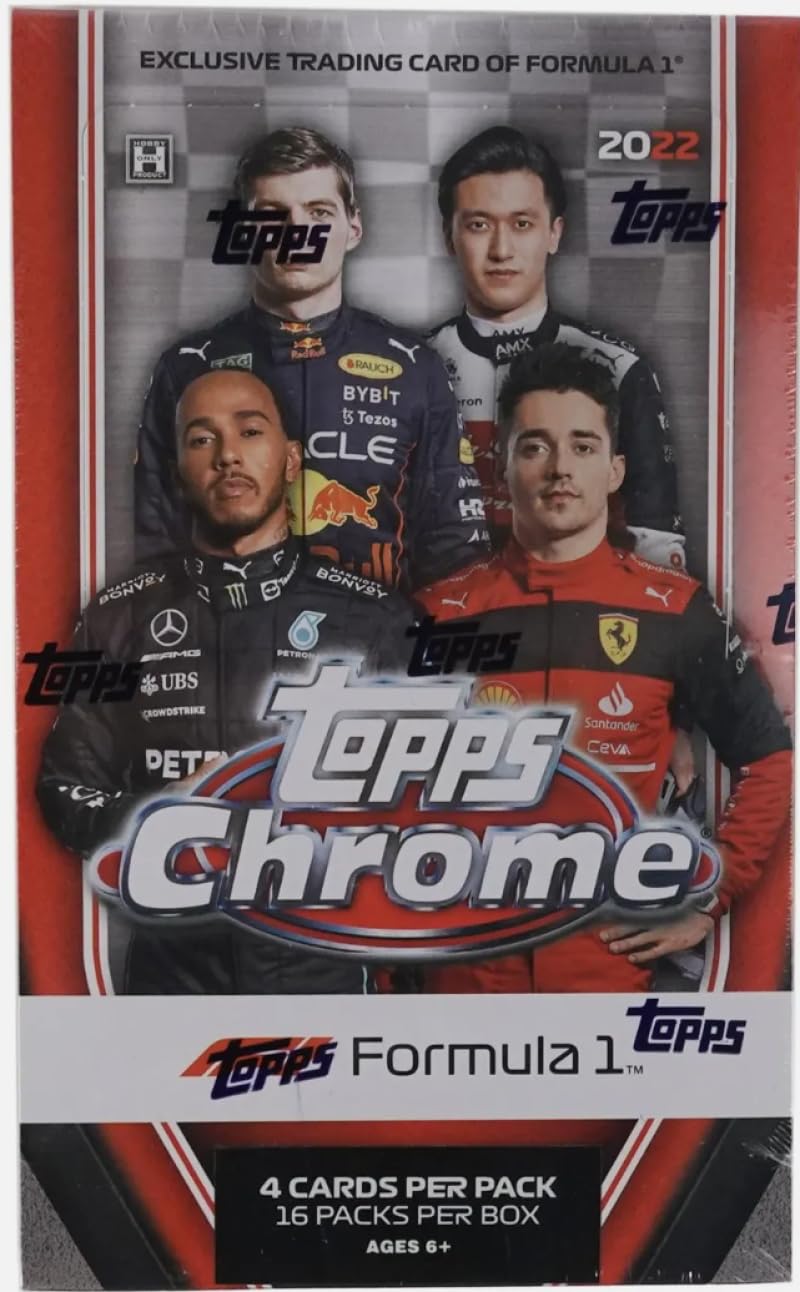 Amazon.com: 2022 Topps Chrome Formula 1 F1 Racing Factory Sealed