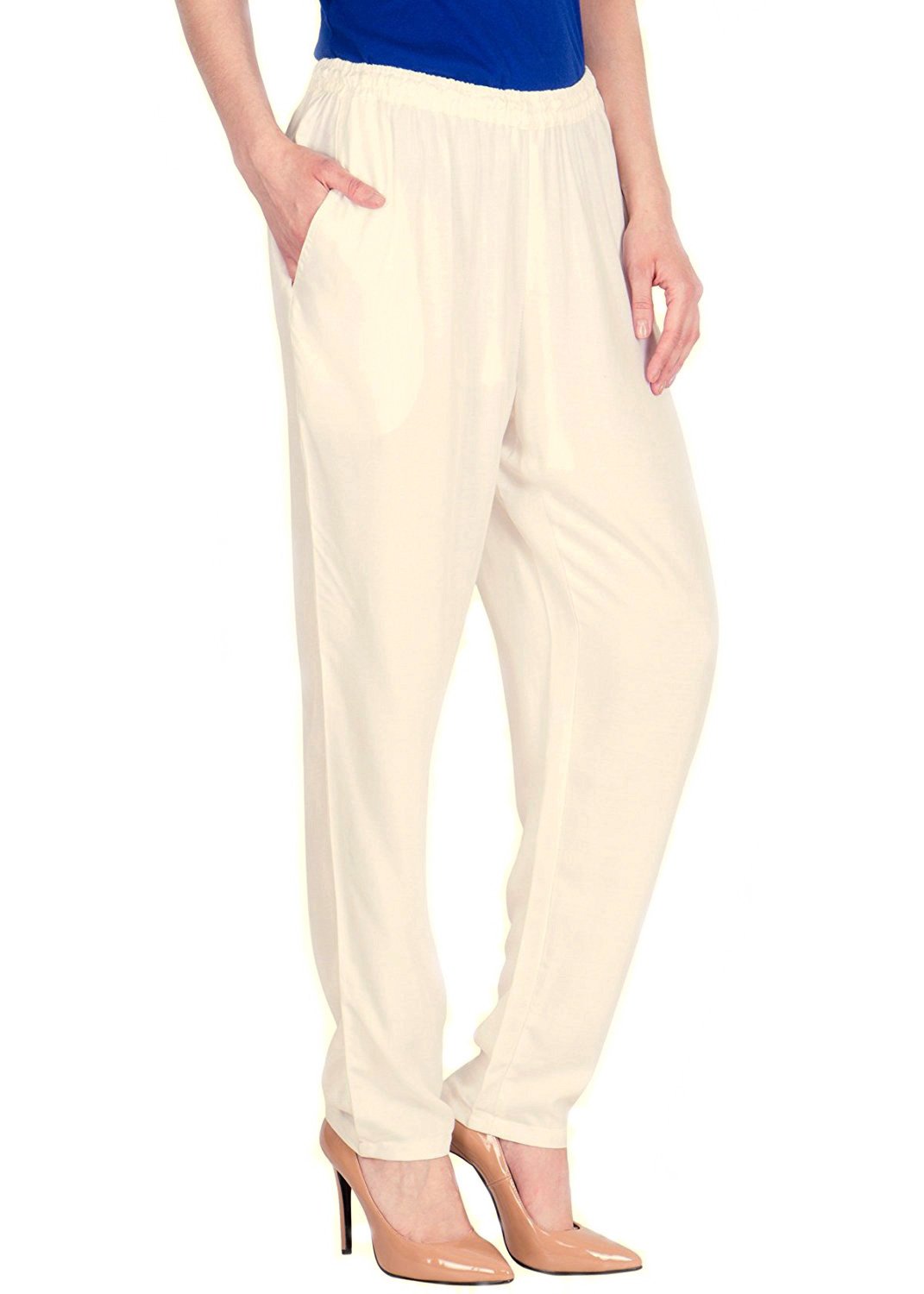 Dada Shopy Comfort Fit Rayon Cotton Pant Palazzo for Women
