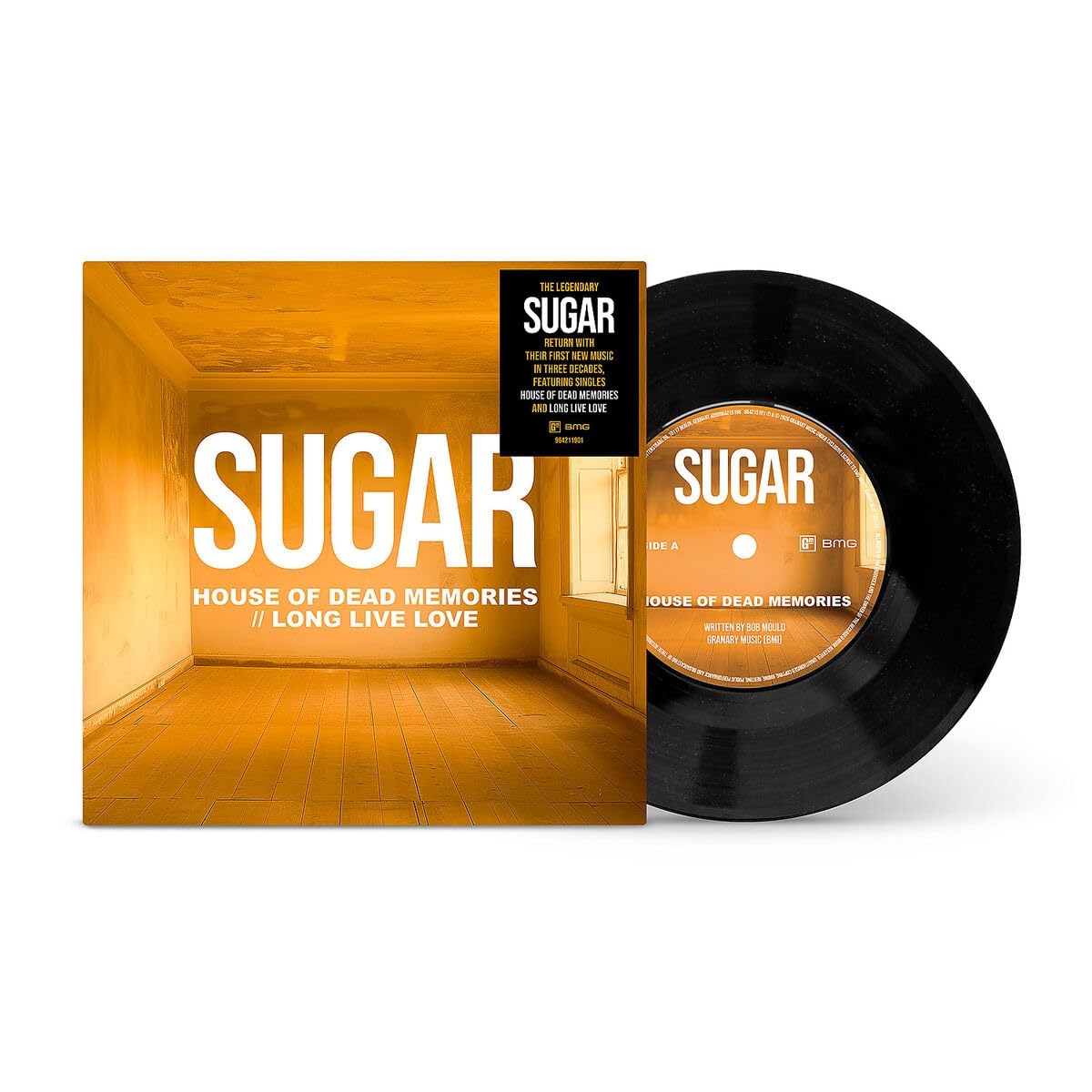 Sugar | House Of Dead Memories / Long Live Love | 7"" - Black