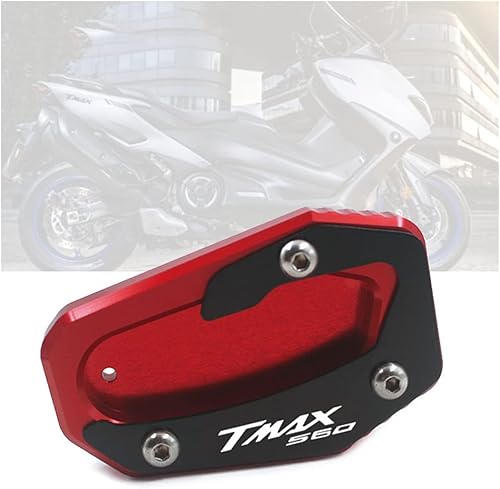 Miniatura 3 de Powersports Kickstand Extender Foot For YAMA-HA Tmax 560 Tech Max 560 TMAX560 T-MAX560 2019 2020 Motorcycle CNC Kickstand Side Stand Extension Pad