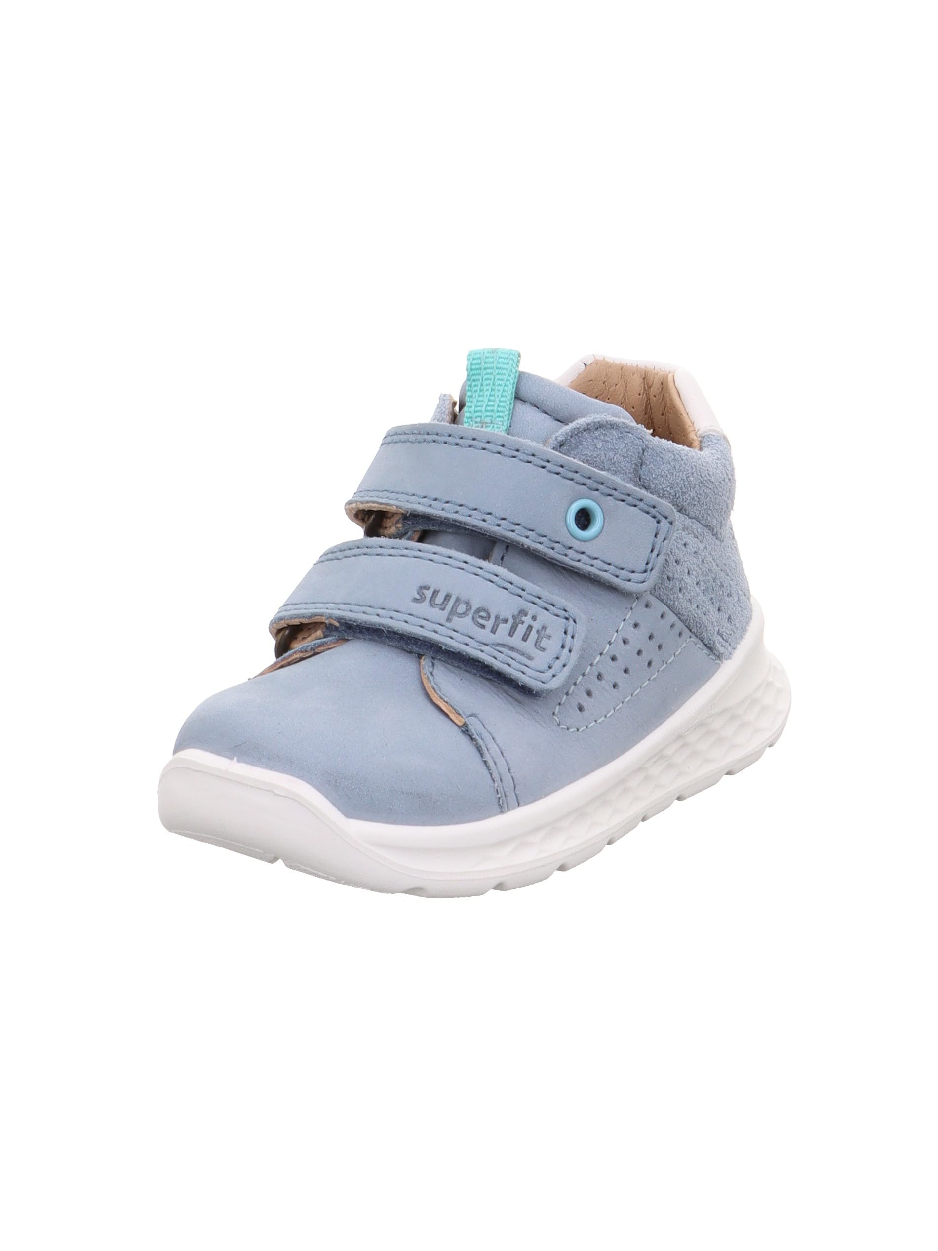 Superfit Boys' Breeze First Walking Shoes, Blue Light Blue 8000, 4.5 UK Child