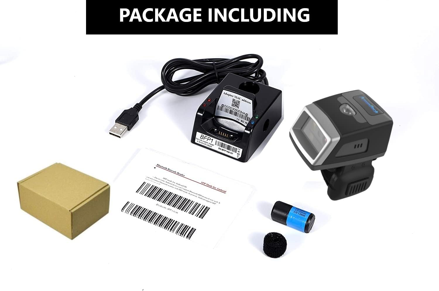 🔥 Flаѕh Sаlе Posunitech Ring Barcode Scanner 1D Reader Mini Wireless Finger Barcode Reader Zebra SE965 Compatible with Mac OS, Windows, Android 4.0+, iOS Buу 1 gеt 1 Posunitech Ring Barcode Scanner 1D Reader Mini Wireless Finger Barcode Reader Zebra SE965 Compatible with Mac OS, Windows, Android 4.0+, iOS