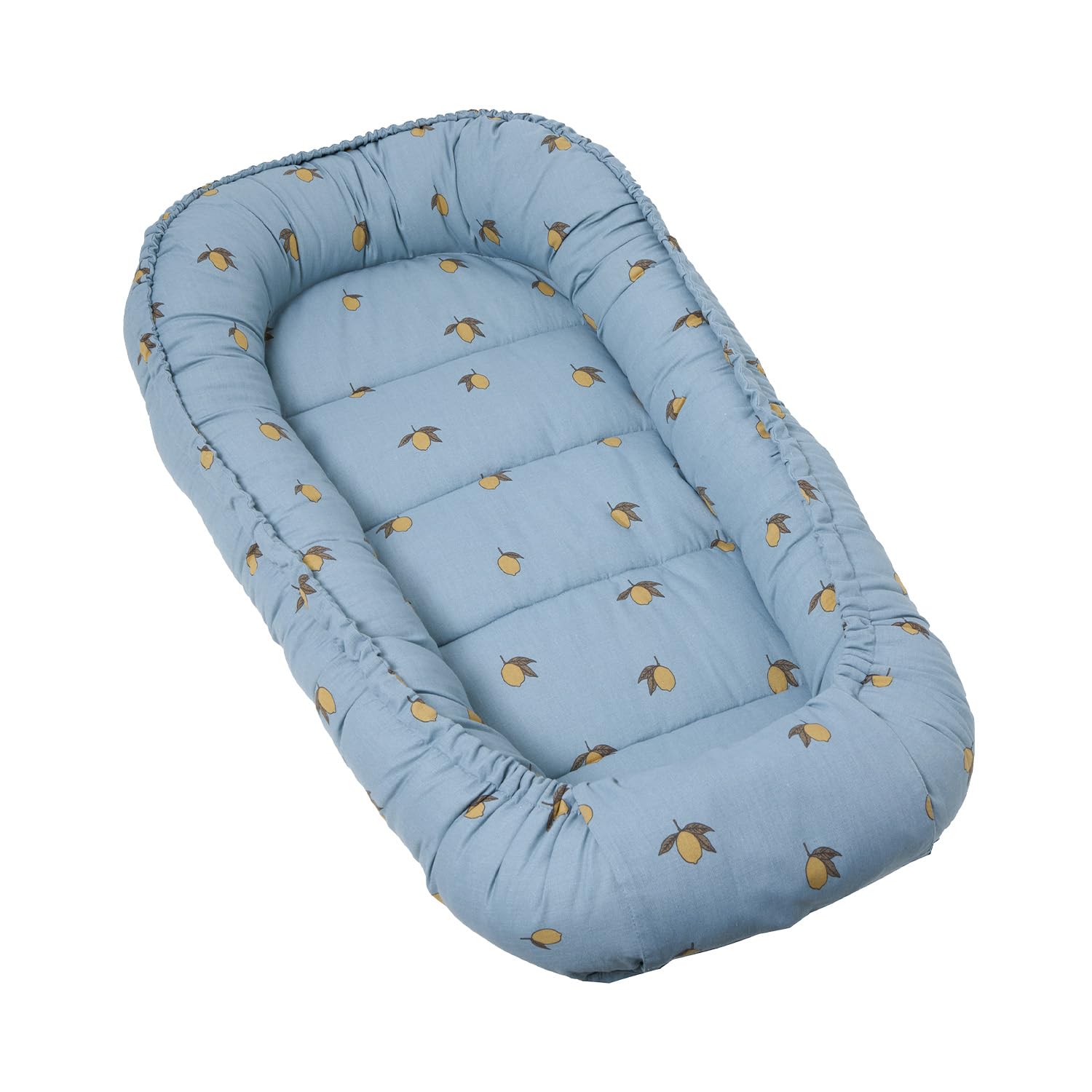 molis&co. Nido de Bebé 90 x 50 cm. Reductor de Cuna o Nido de Colecho para Bebe. Algodón. Cuna Portátil o de Viaje para recién Nacido. Mint Tea. Oeko-Tex 100. — view 9
