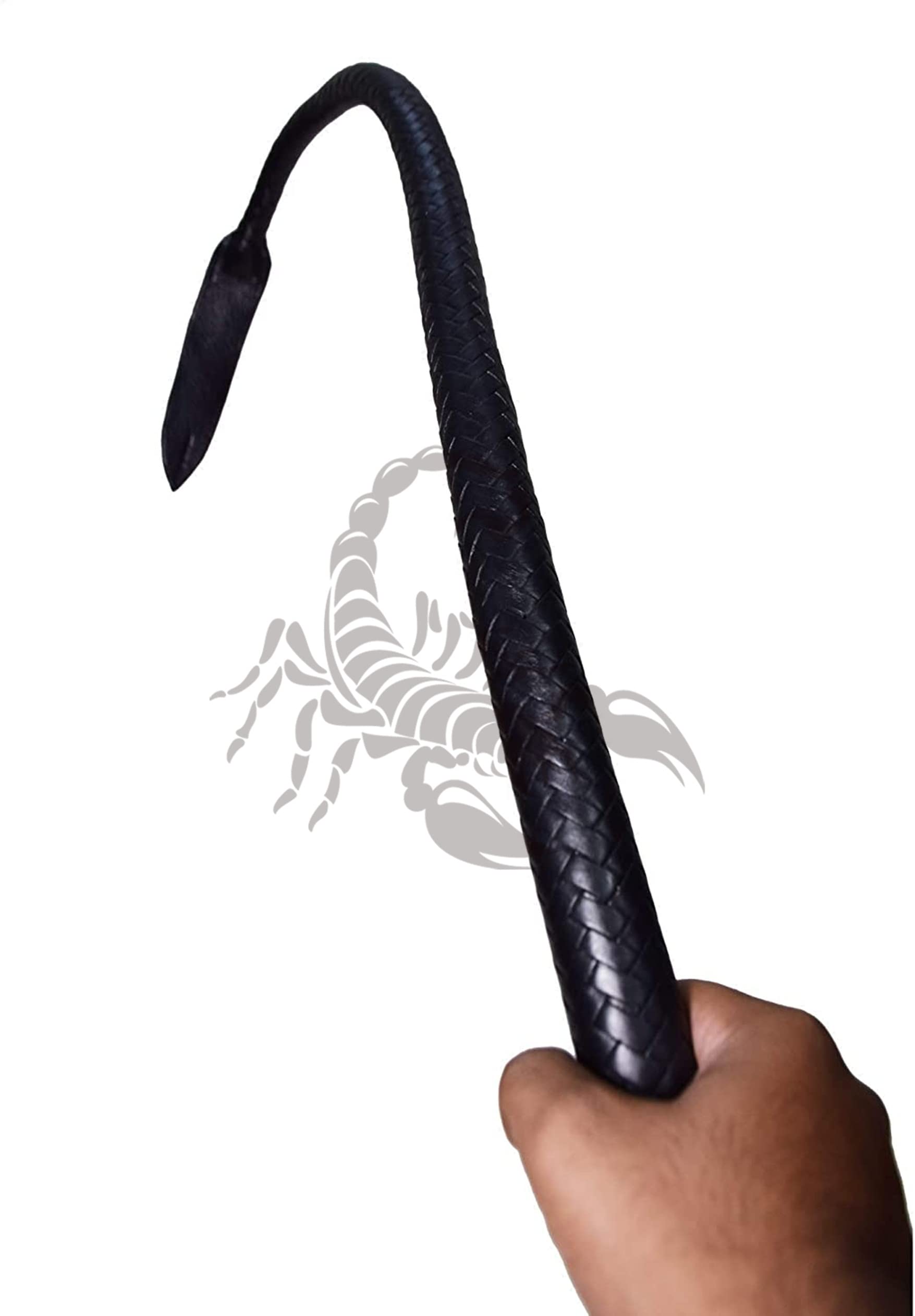 Fouet Taureau En Cuir Fouet De Dressage (Bullwhip) En Cuir