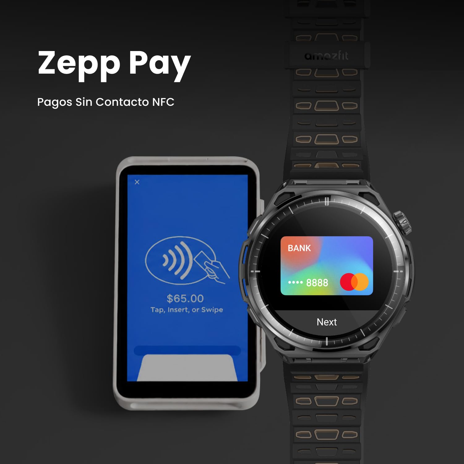 Amazfit Balance 3 Reloj Inteligente GPS 48mm, Pantalla AMOLED 1,5" Cristal Zafiro, NFC, batería de 21 días, Linterna, 64 GB de Almacenamiento, mapas, HYROX, para Android e iPhone, Acero Inoxidable
