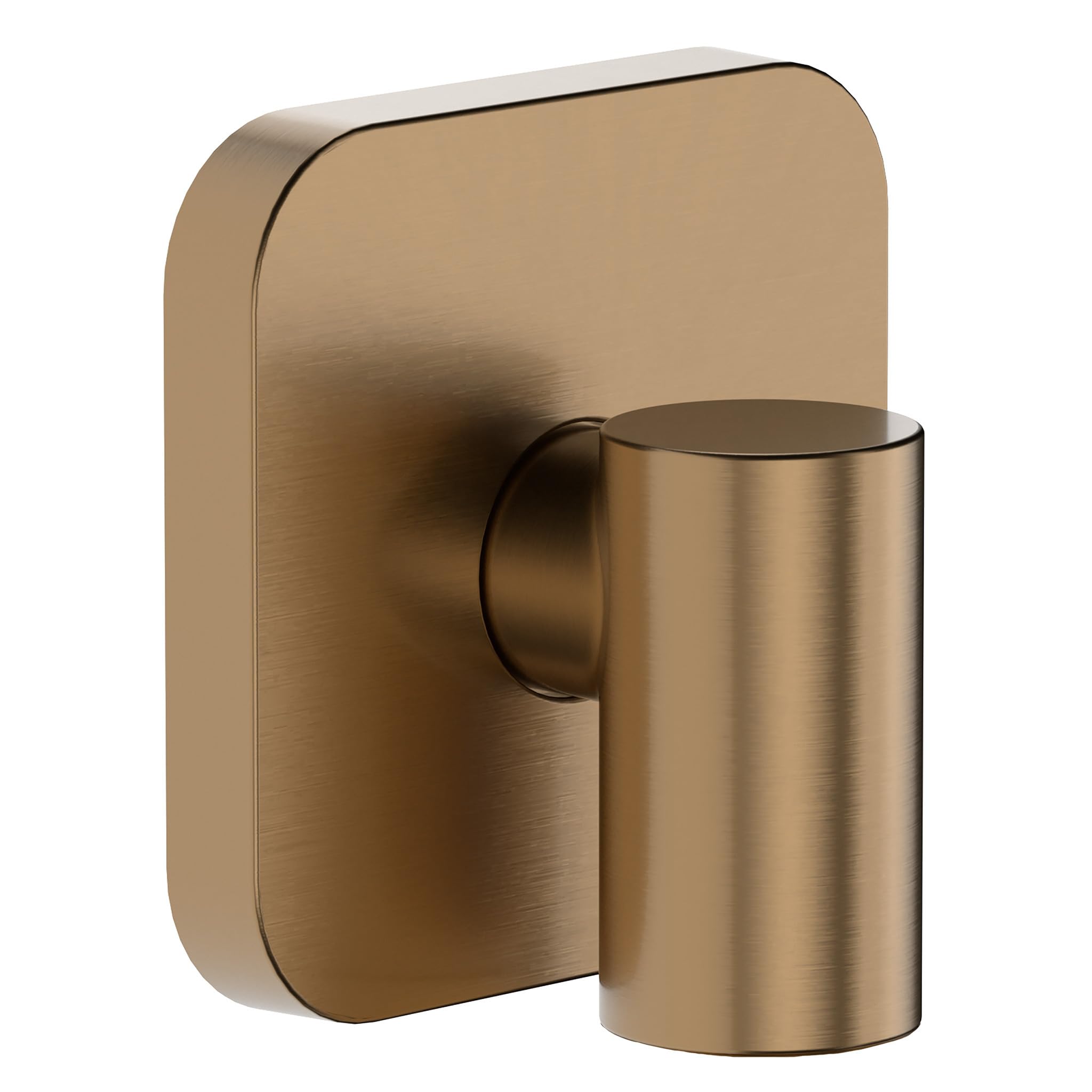 hansgrohe FixFit Fine Q - przyłącze węża prysznicowego, uniwersalne przyłącze ścienne z zaworem zwrotnym, łuk przyłączeniowy do ściany, szczotkowany brąz, 28884140