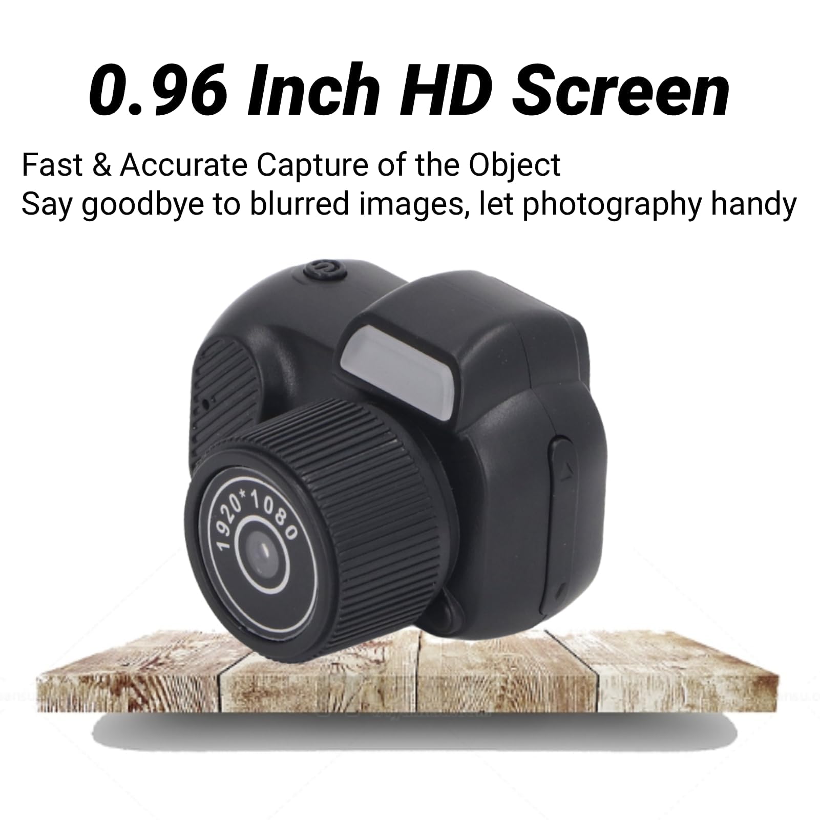 Mini Appareil Photo Numérique 1080P Porte-Clés – Caméra Vidéo HD 2MP 160° 128 Go Extensible – Ultra Compact