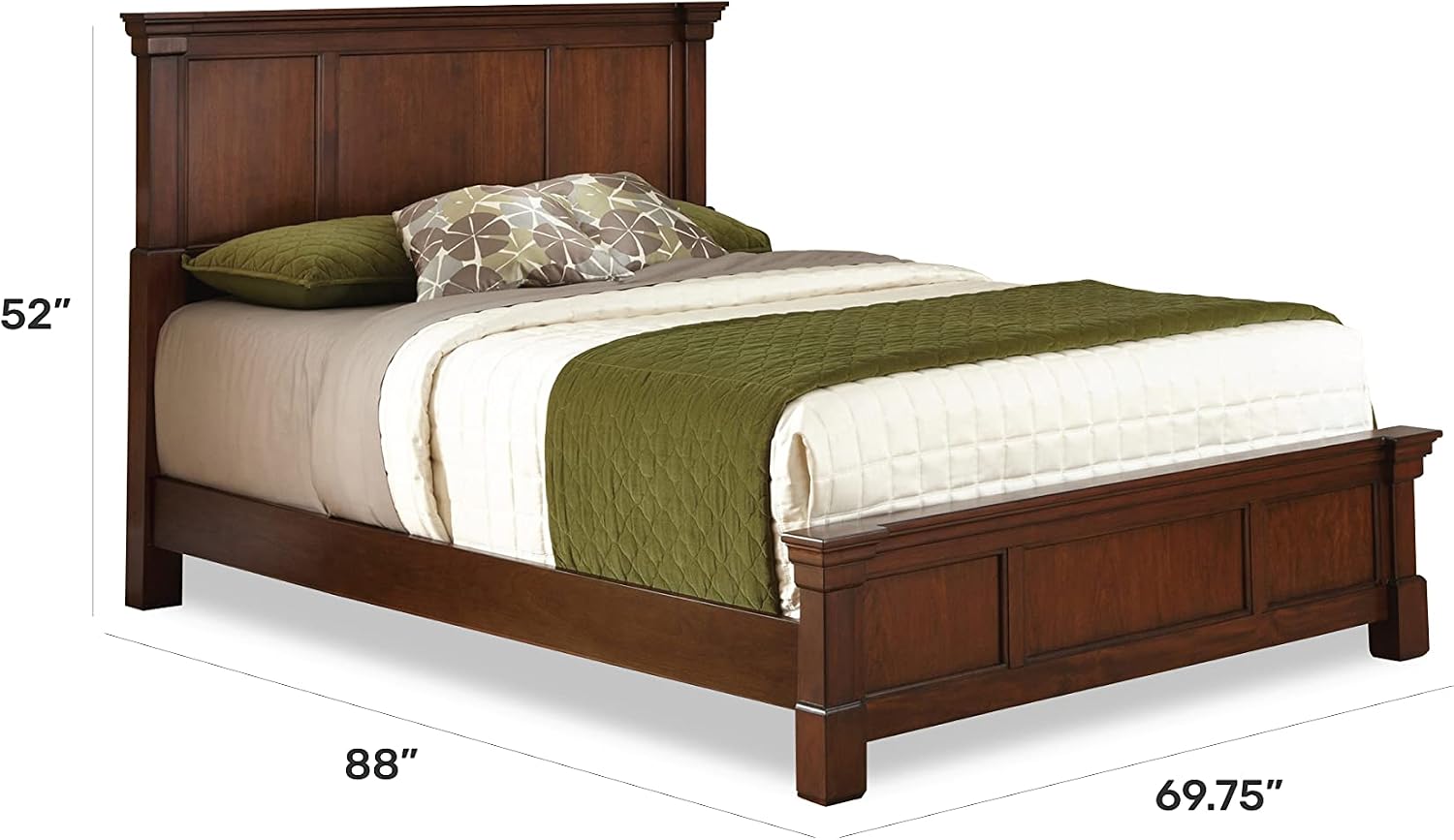 Aspen Rustic Cherry King Bed by Home Styles
