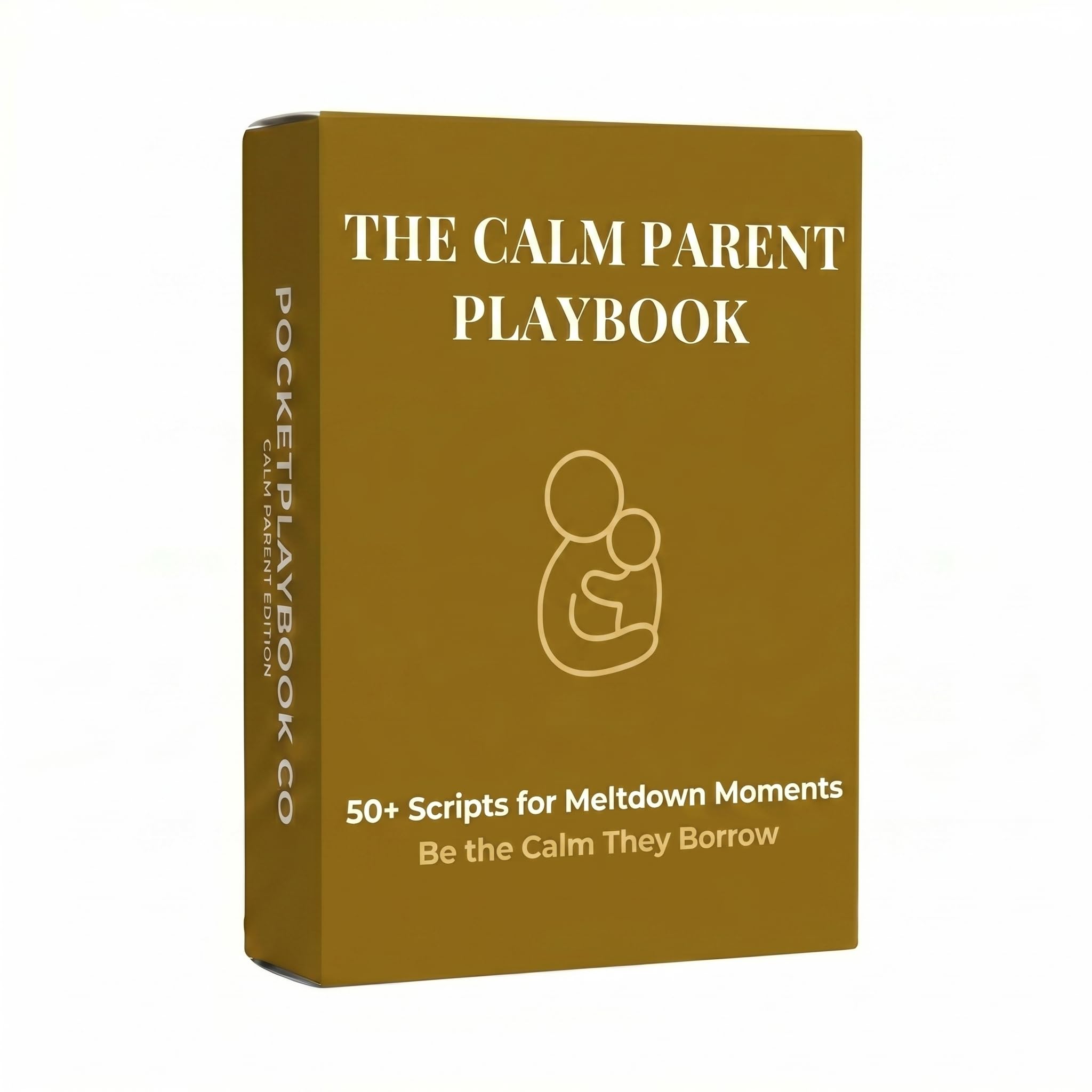 The Calm Parent Playbook — 55 Parenting Cards & Scripts for Tantrums, Meltdowns & Big Feelings in Kids Ages 2-12 | Emotional Regulation Deck | New Mom Dad Gift, Baby Shower