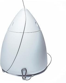 HPS-6-WH-V Commercial 2-Way 6.5 Pendant Speaker with Woofer and Gripple Kit White/Sell Per Each