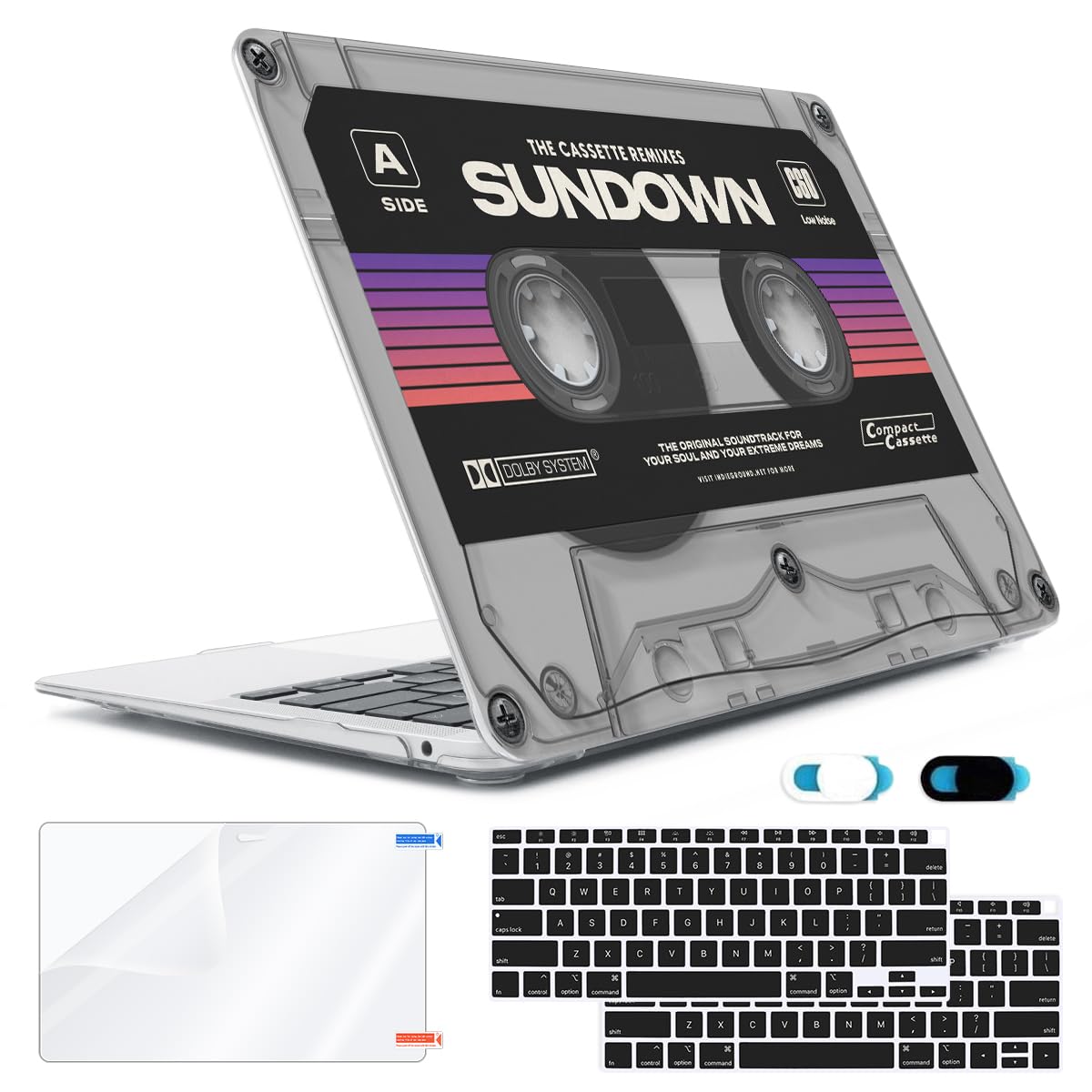 HOHAIYOO Compatible with MacBook Air 13 inch Case 2022 2021-2018 A2337 M1 A2179 A1932 Retina Display with Touch