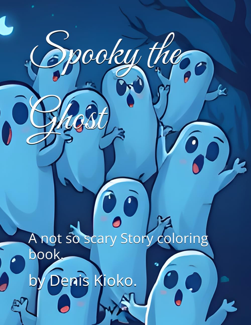 Spooky the Ghost: A not so scary Story coloring book.