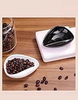 Vista 3 de Soporte para cuchara de café, pequeño soporte de cuchara de café de cerámica para barra de café, soporte para agitadores de café negro para estación