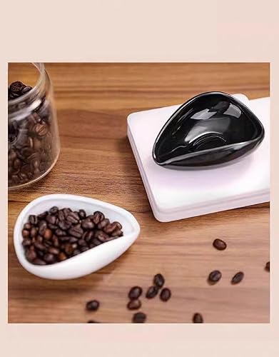 Miniatura 3 de Soporte para cuchara de café, pequeño soporte de cuchara de café de cerámica para barra de café, soporte para agitadores de café negro para estación