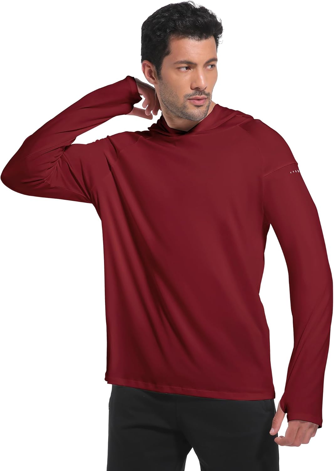 CL convallaria 4 Pack Men's Sun Hoodie UPF 50+ Long Sleeve Fishing Shits UV Protection Hiking Top Rash Guard Lightweight - Image 2