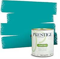 Vista 205 de Prestige Paints. - Base y pintura para exteriores en un solo galón, 1 galón. plano, comparable con Sherwin Williams Topsail.
