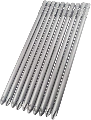 Miniatura 10 de Wolfride Juego de puntas de cabeza cuadrada, 7 piezas, puntas de destornillador de cabeza cuadrada, 5.9 pulgadas de longitud SQ1 SQ2.5 SQ2.5 SQ2.74