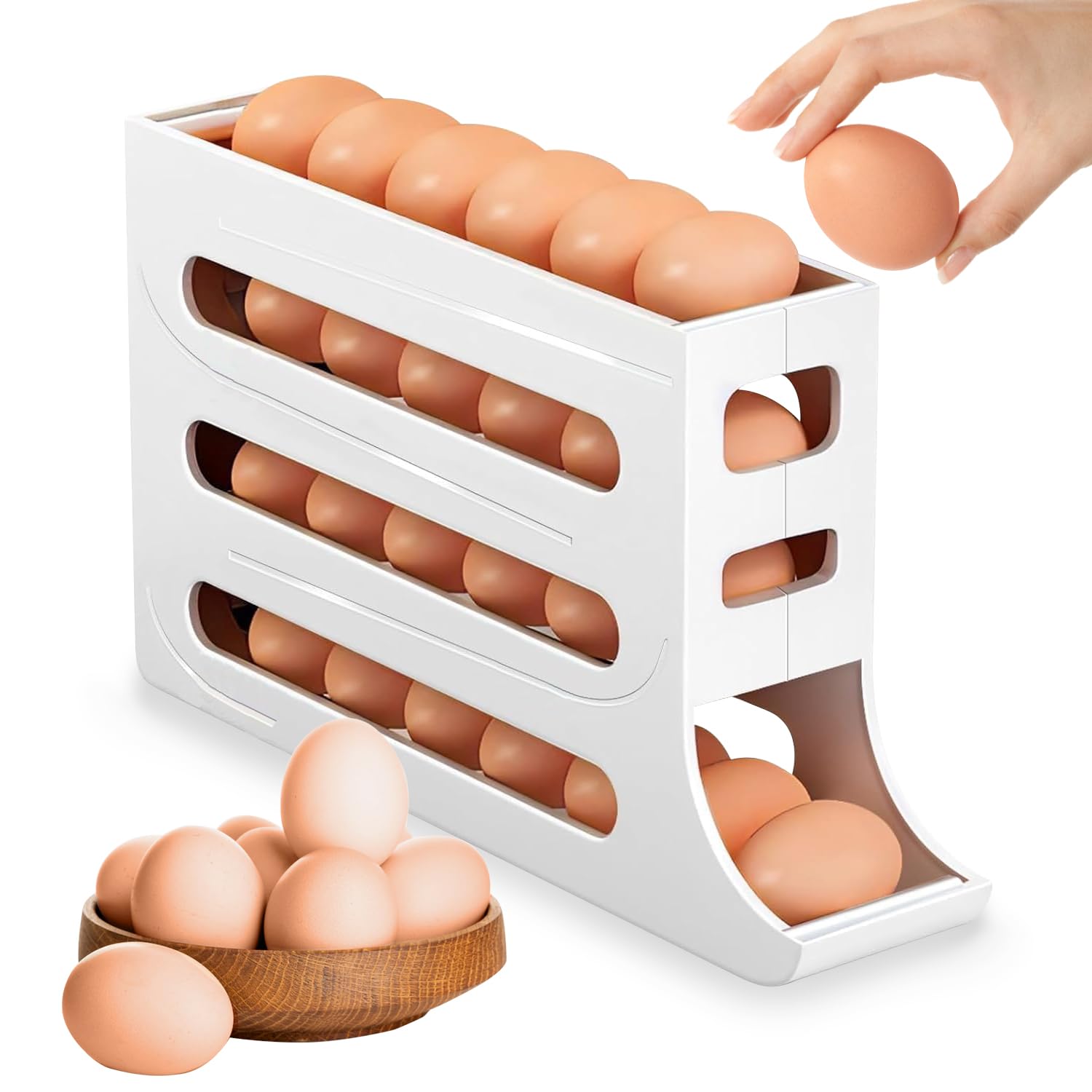 Distributeur D'œufs Pour Réfrigérateur, Distributeur D'œufs à Roulement