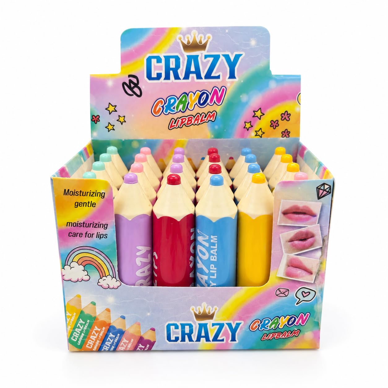 Crazy Crayon Lip Balm, Moisturising Lip Care Stick, Cute Pencil Shape, for Women & Girls, Random Colour, 1 Piece-image-11
