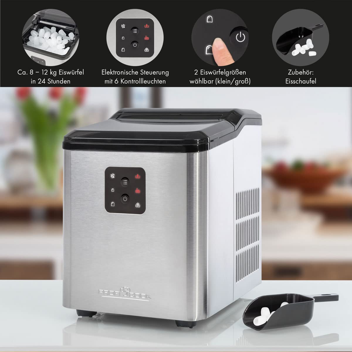 Profi Cook PC-EWB 1253 Machine à glaçons 1.5 l