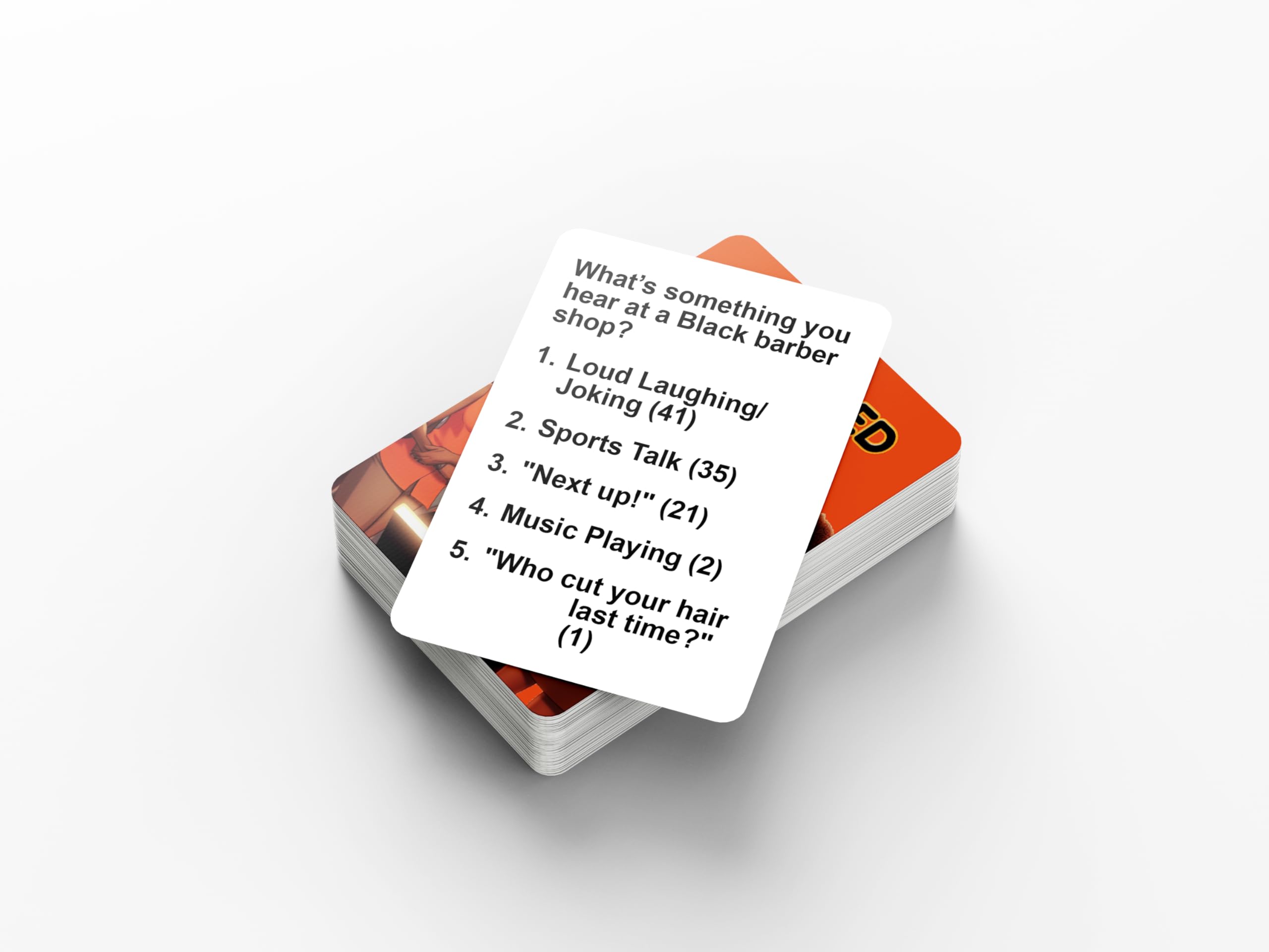 HoodFued 2 – Schwarzes Familien-Kartenspiel im Feud-Stil für afroamerikanische Partys, Wiedervereinigungen und Spieleabende, lustige Trivia-Unterhaltung für Erwachsene und Jugendliche