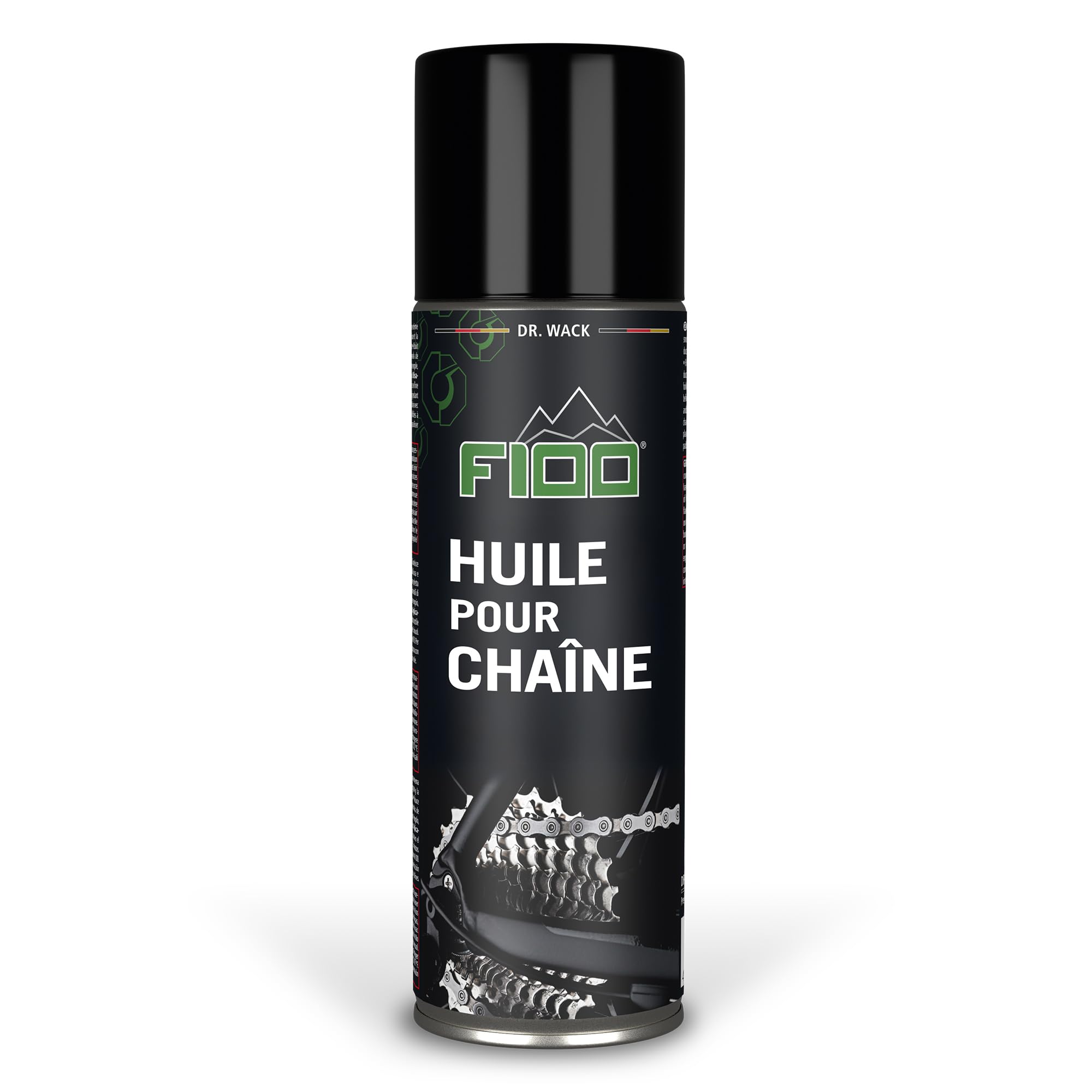 Dr. Wack - F100 Chain Lube - Lubrifiant pour Chaîne de Vélo - Protection Extra Longue contre Usure et Corrosion - Fabriqué en Allemagne - Spray 300 ml
