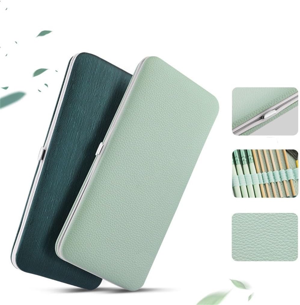 Ear Digging Spoon Earwax Stick Skin Bag Collecting Tool Set