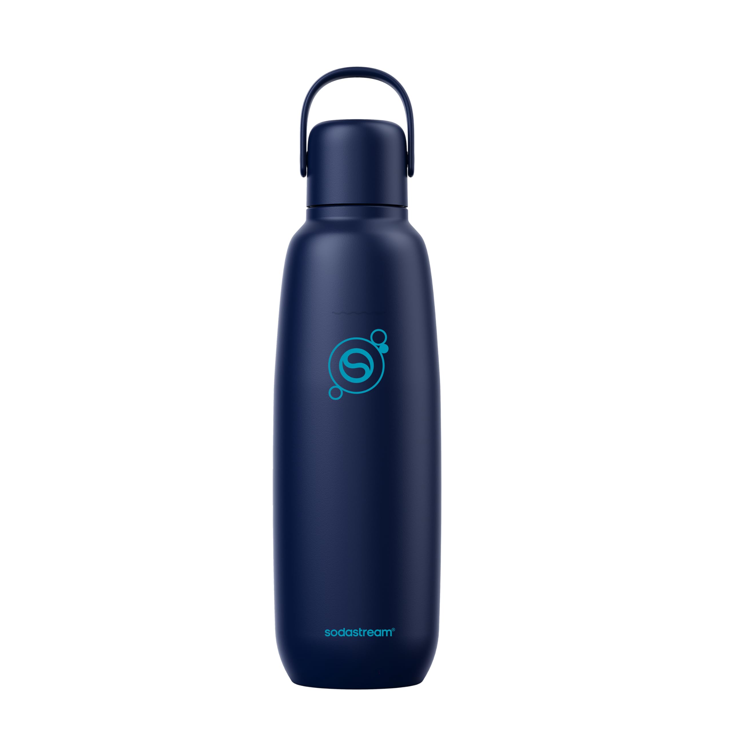 sodastream Fizz &amp; Go Cool - All Metal Bottle (Blueberry) Carbonating Bottle Capacity, 0.9L