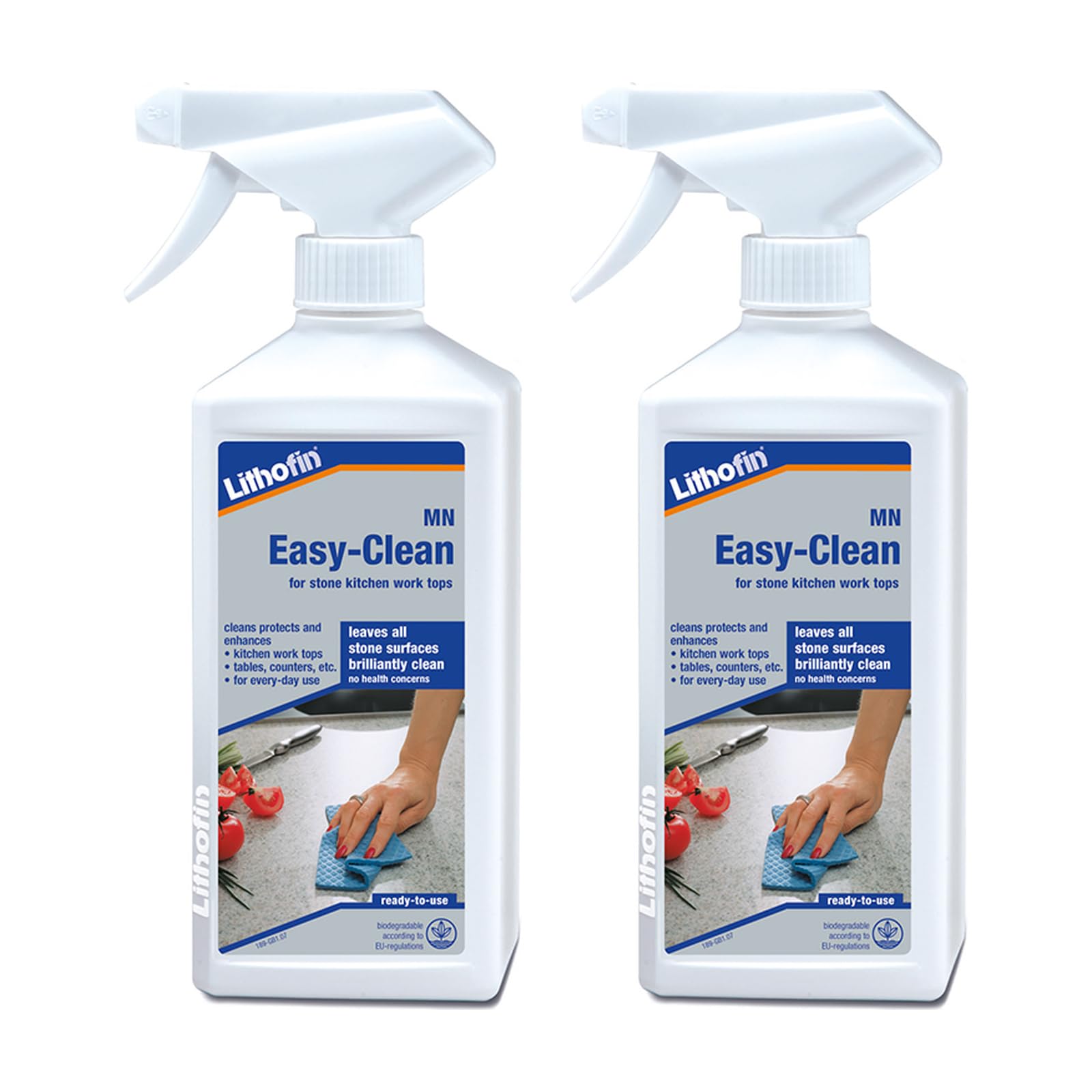 2 x LITHOFIN MN Easy Clean – 500 ml – Nettoie, protège et nourrit