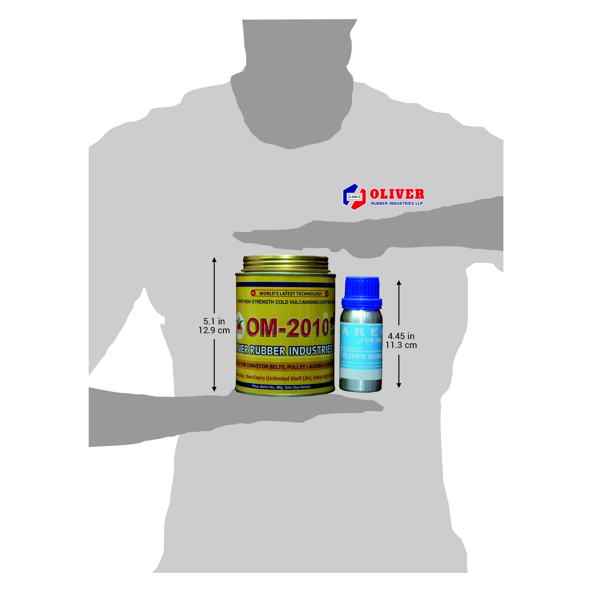 OLIVER RUBBER Cold Vulcanizing Cement Chemical Adhesive with