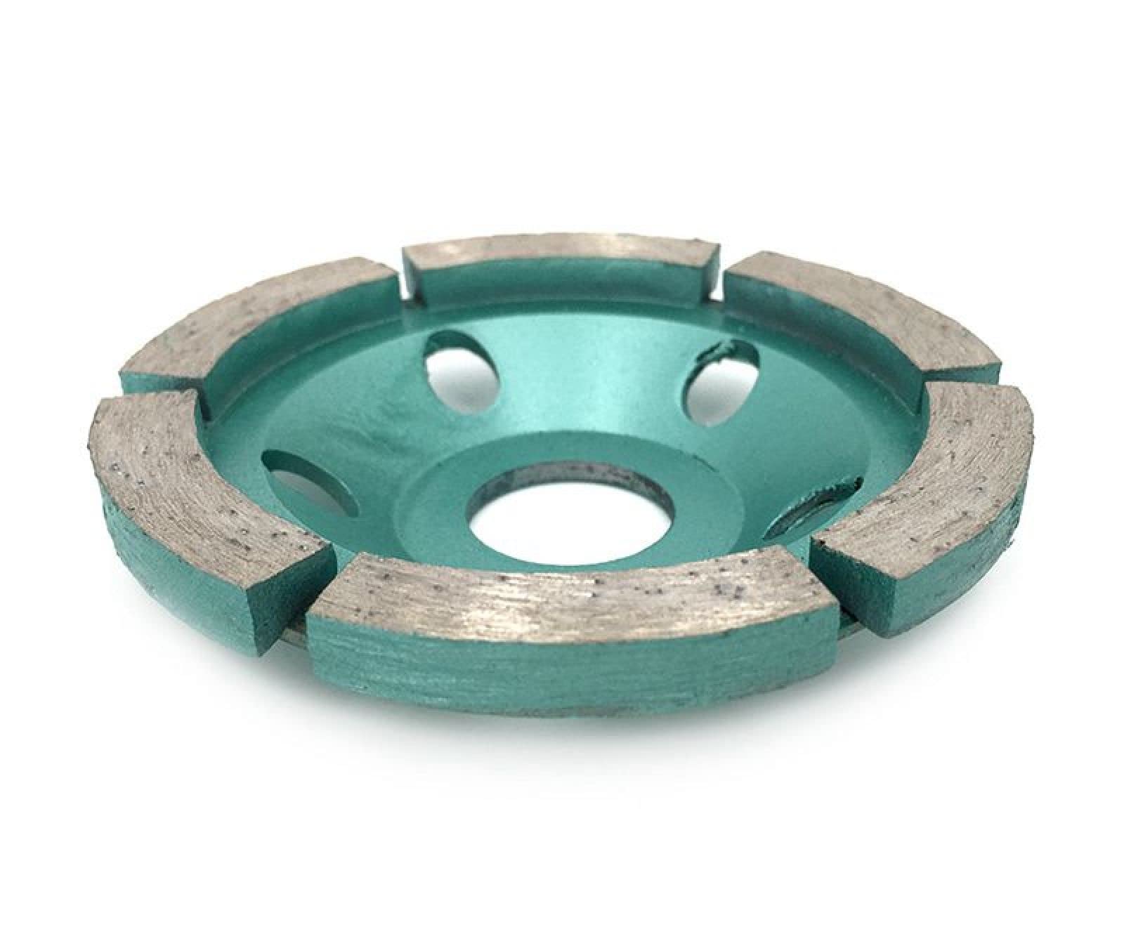 Muela de Diamante de 3 Pulgadas, Tazón de Disco, Taza de Molienda para Sude Hormigón, Mármol, Almohadilla de Pulido de Diamantes de 80Mm, 1 Ud.