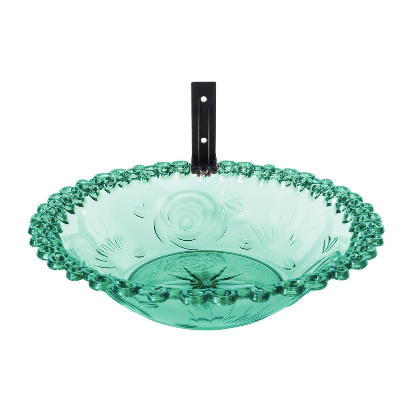 Wall-Mounted Bird Bath Large Capacity Bird Water Bowl for Terrace Lawn Patio Blue|Home & Garden|Yard, Garden & Outdoor Living|Bird & Wildlife Accessories|Birdbaths-image-48