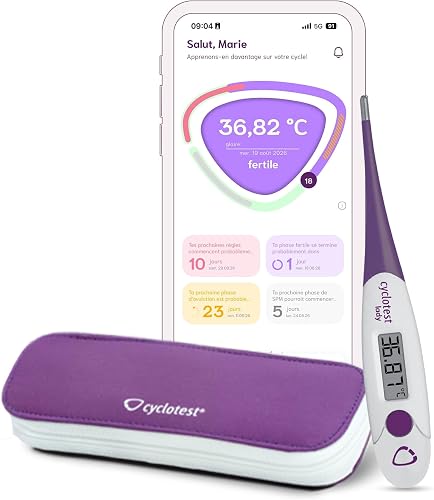 Thermomètre basal double décimales Cyclotest Lady