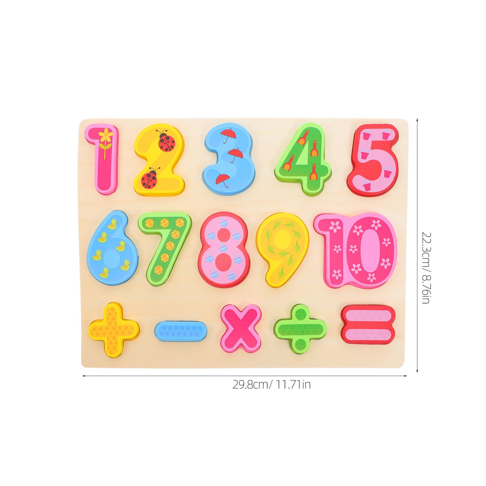 Holzpuzzle 3 Stück mit Alphabet, Zahlen und Formen | Lernspielzeug für Kleinkinder, Sortierbrett für Frühe Bildung, Fördert Feinmotorik und Farbzuordnung