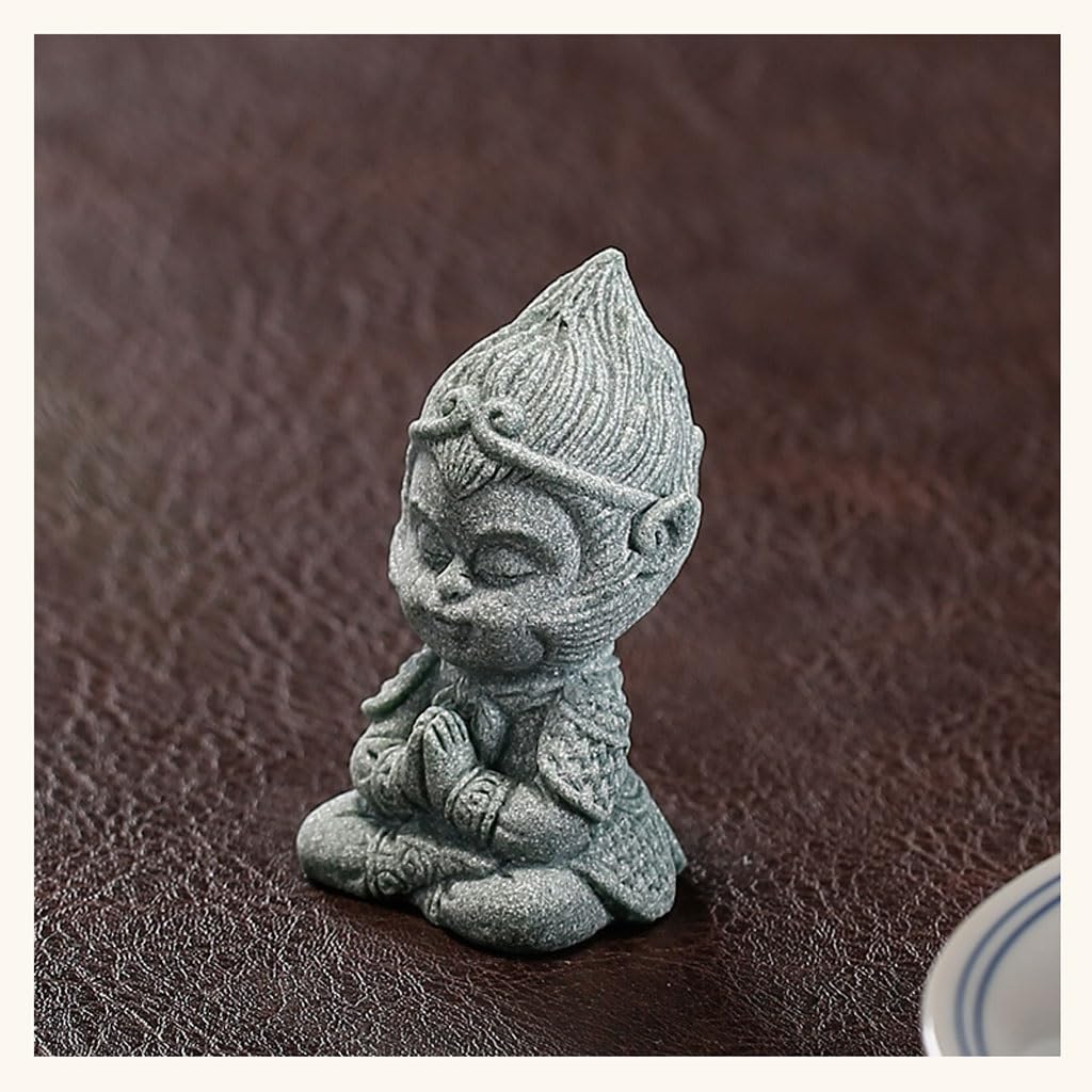 Piccole statuette da tavolo per decorare la casa, maniglie per piccoli animali, ornamenti per animali domestici, decorazione creativa per acquari in pietra, decorazione per la casa, soggiorno,