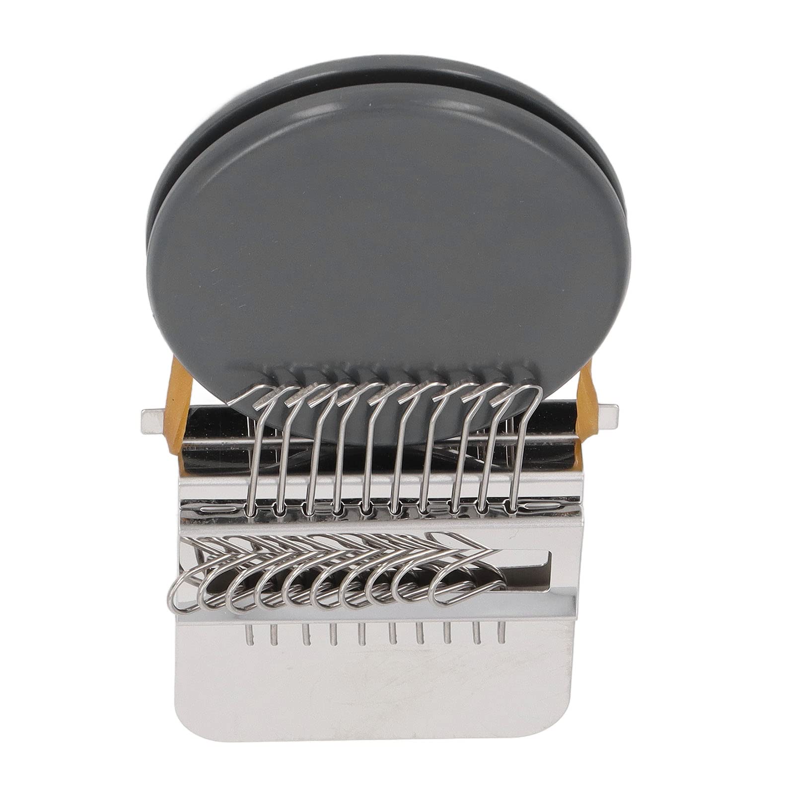 Mini Knitting Machine 10 Needle Simple Operation Mini Loom Machine Hand Knitting Machine Small DIY Knitting Machine Tools Clothes Mending Darning Device for Home(Gray)