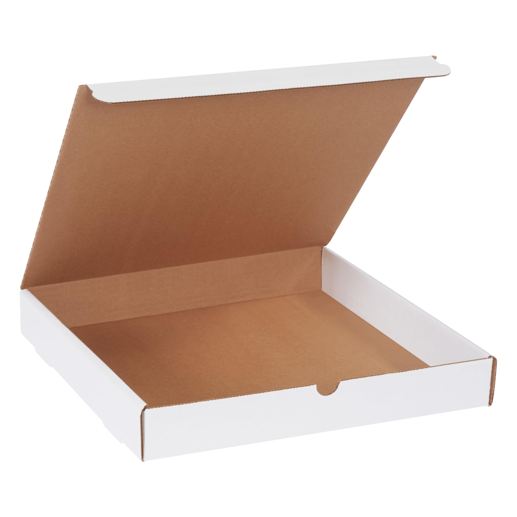 AVIDITI Large Pizza Boxes 14 Inch - 14"L x 14"W x 2"H, White (50-Pack) Extra Strong Quick Assembly Cardboard Boxes for Pizza, Pizza Party Supplies,