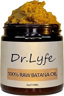Dr Lyfe Batana Oil for Hair Growth, 100% Unrefined Hair Growth Oil From Honduras, Raw Batana Oil for Hair Growth, Nourishi...