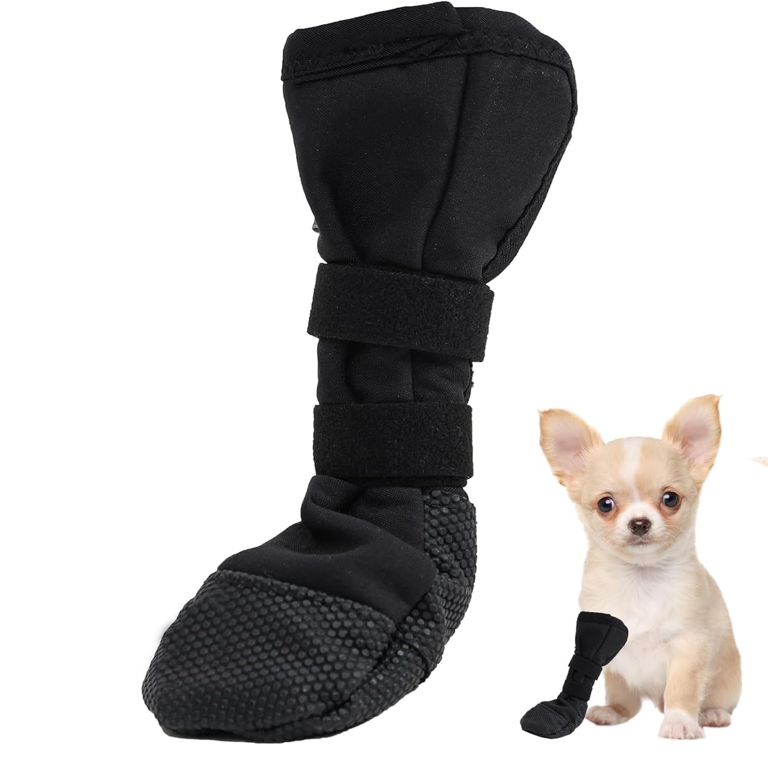 Chaussette Chien, Chaussettes de Protection et Récupération, Pattes Plaie Protection, Botte de Protection pour Chien,Bottes de Protéger pour Chiot Petits Moyens (S)