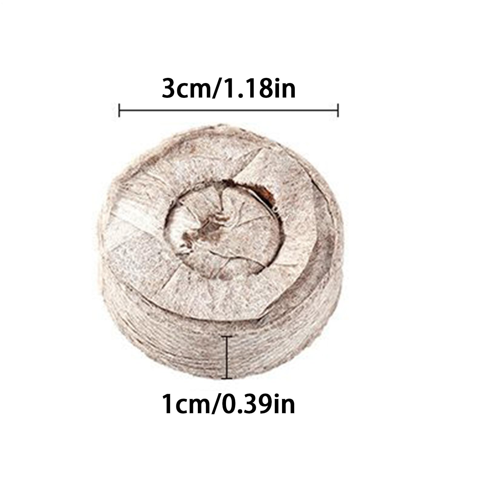 Pastillas para Germinar Semillas - Bandejas de 100 Bloques para Macetas - Discos de Sustrato de 30 mm,para Trasplante En Jardinería Interior Exterior Hidroponía Y