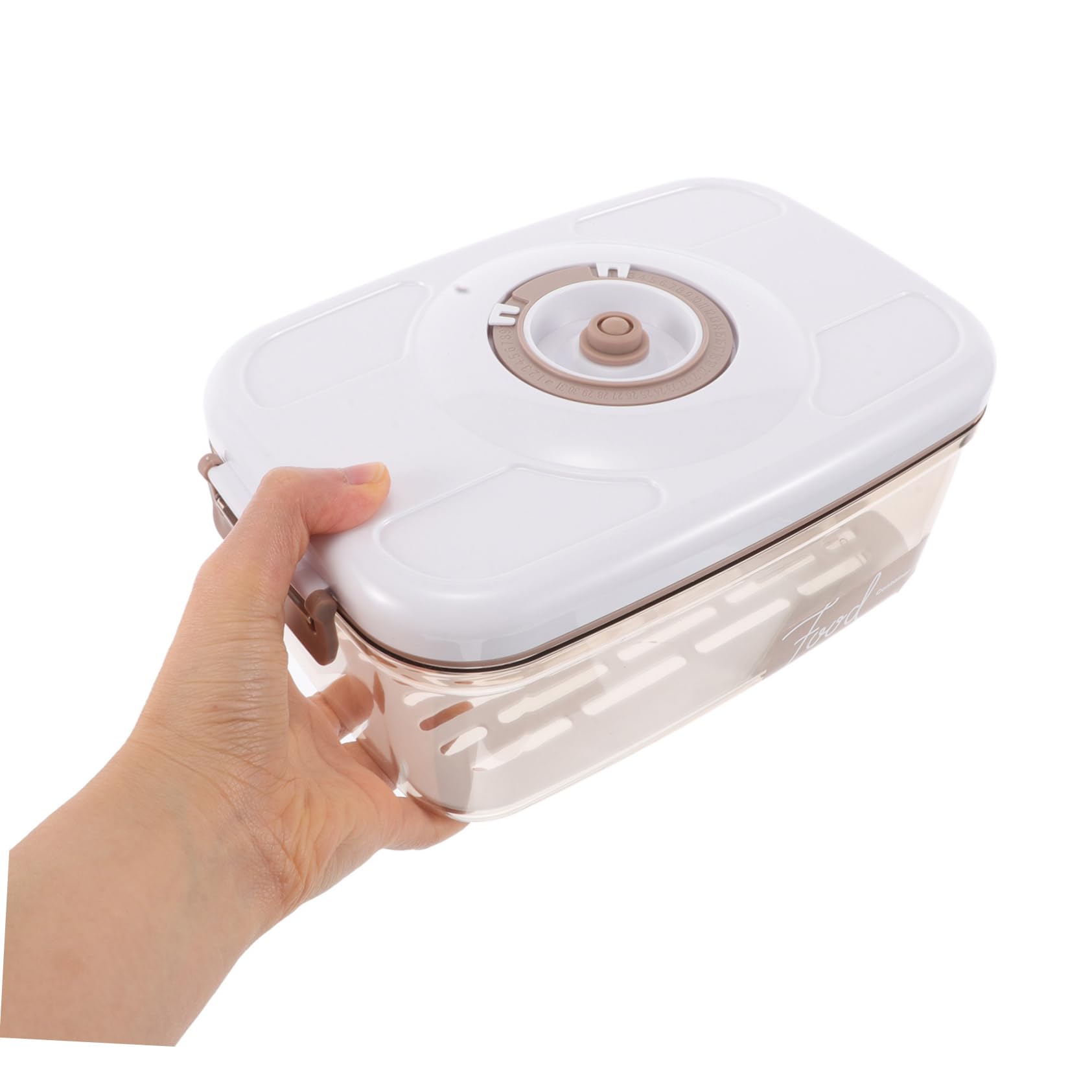 Uonlytech Contenitore Sottovuoto Di Capacità Ermetico Per Alimenti Contenitore Per La Conservazione in Cucina Riutilizzabile Con Funzione Di Drenaggio Degli Alimenti