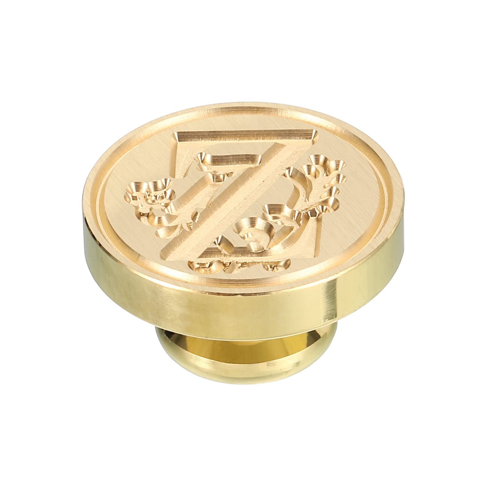 PATIKIL Alphabet Z Wax Seal Stamp, Initial Letter Sealing Wax Stamp Classic Retro Brass Head for Envelope Invitation Cards - Image 3